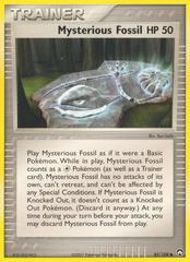 Mysterious Fossil Pokemon Power Keepers Prices
