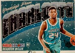 Brandon Miller [Winter] #18 Basketball Cards 2023 Panini Hoops Rookie Greetings Prices