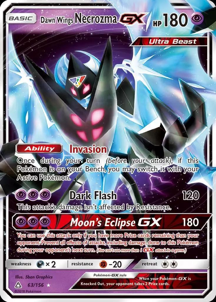 Dawn Wings Necrozma GX #63 Pokemon Ultra Prism