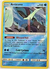 Caitlyn's Pokémon Card Collection -- Articuno (Reverse Holo Shiny) (card)