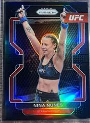 Nina Nunes [Black] #160 Ufc Cards 2022 Panini Prizm UFC Prices