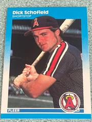 Dick Schofield #92 Baseball Cards 1987 Fleer Prices
