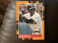 Jose Uribe #303 Baseball Cards 1988 Donruss Baseball's Best Prices
