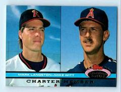 Mark Langston, Mike Witt Baseball Cards 1991 Stadium Club Charter Members Prices