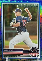 Paul Skenes [Blue] #87 Baseball Cards 2023 Panini Stars & Stripes USA Prices