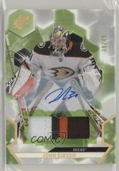 John Gibson [Autograph Patch] Hockey Cards 2020 SPx Prices