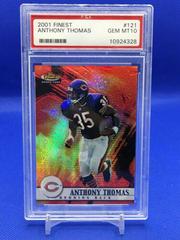 Anthony Thomas #121 Football Cards 2001 Topps Finest Prices