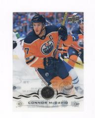 Connor McDavid [Clear Cut] Hockey Cards 2018 Upper Deck Prices