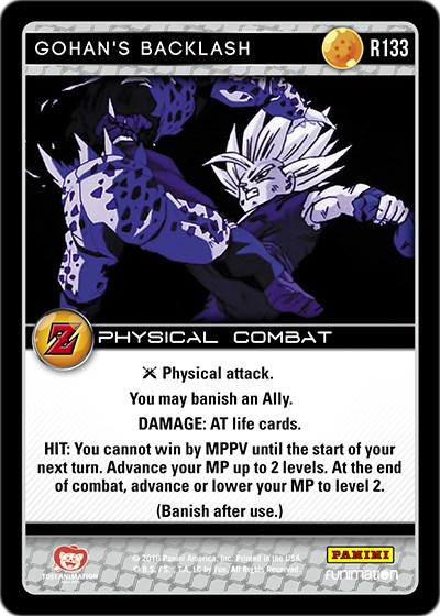 Gohan's Backlash R133 Dragon Ball Z Awakening