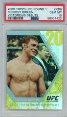 Forrest Griffin #VD6 Ufc Cards 2009 Topps UFC Round 1 Victorious Debuts Prices