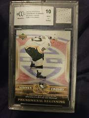 Sidney Crosby [Gold] Hockey Cards 2005 Upper Deck Phenomenal Beginnings Prices