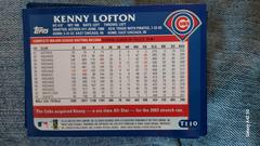 Back  | Kenny Lofton Baseball Cards 2003 Topps Traded