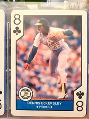Dennis Eckersley [8 of Clubs] Baseball Cards 1990 U.S. Playing Card All Stars Prices