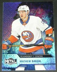 Mathew Barzal [Blue Spectrum] Hockey Cards 2020 Skybox Metal Universe Prices
