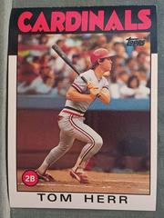 Tom Herr #32 Baseball Cards 1986 Topps Super Prices
