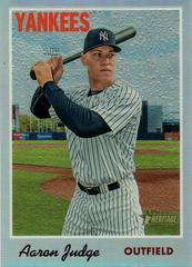 Aaron Judge [Chrome Refractor] #THC-499 Baseball Cards 2019 Topps Heritage Prices