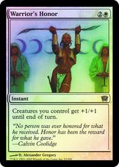 Warrior's Honor [Foil] Magic 9th Edition Prices