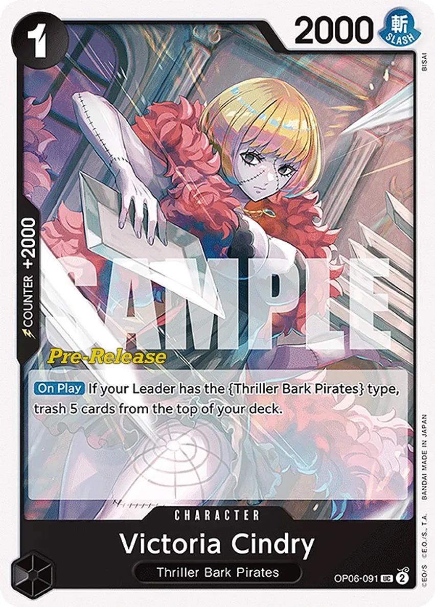 Victoria Cindry [Pre-Release] OP06-091 One Piece Wings of the Captain