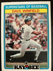 Dave Winfield Baseball Cards 1987 Topps KayBee Superstars Prices