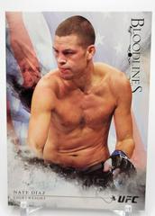 Nate Diaz [Flag] Ufc Cards 2014 Topps UFC Bloodlines Prices