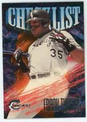 Frank Thomas [Checklist] #396 Baseball Cards 1997 Circa Prices