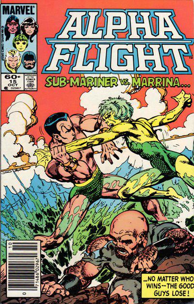 Alpha Flight [Newsstand] #15 (1984) Comic Books Alpha Flight