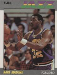 Karl Malone #68 Basketball Cards 1987 Fleer Prices