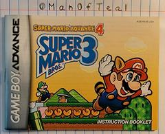 Manual | Super Mario Advance 4: Super Mario Bros. 3 GameBoy Advance
