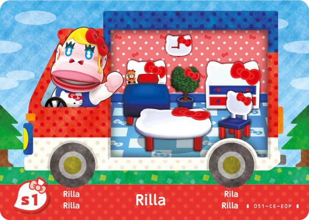 Rilla #S1 [Animal Crossing Sanrio] Amiibo Cards