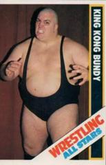 King Kong Bundy #23 Wrestling Cards 1985 Wrestling All Stars Prices