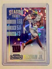 Odell Beckham Jr. [Cracked Ice Ticket] #5 Football Cards 2016 Panini Contenders Prices
