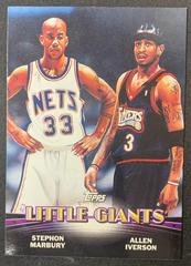 Stephon Marbury / Allen Iverson [Little Giants] Basketball Cards 2000 Topps Combos 1 Prices