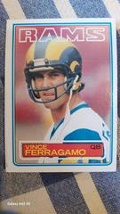Vince Ferragamo #90 Football Cards 1983 Topps Prices