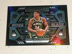 Giannis Antetokounmpo [Green] #3 Basketball Cards 2021 Panini Obsidian Pitch Black Prices