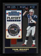 Tom Brady [Playoff Ticket] #9 Football Cards 2019 Panini Contenders Prices