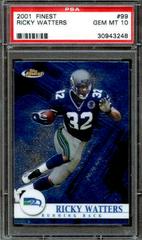 Ricky Watters #99 Football Cards 2001 Topps Finest Prices