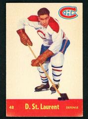 Dollard St. Laurent #48 Hockey Cards 1955 Parkhurst Quaker Oats Prices