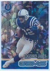 Edgerrin James [Gold Refractor] Football Cards 2000 Topps Finest Prices