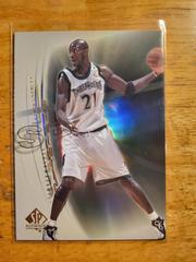 Kevin Garnett Basketball Cards 2000 SP Authentic SP Athletic Prices