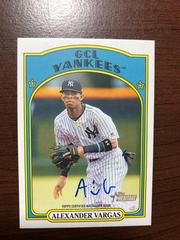 Alexander Vargas #RIA-AV Baseball Cards 2021 Topps Heritage Real One Autographs Prices