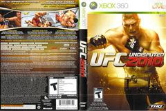 Cover Scan By Canadian Brick Cafe | UFC Undisputed 2010 Xbox 360
