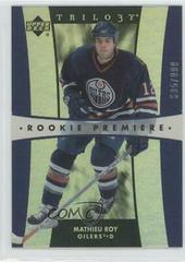 Mathieu Roy Hockey Cards 2005 Upper Deck Trilogy Prices