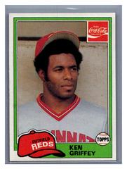 Ken Griffey #6 Baseball Cards 1981 Coca Cola Prices