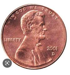 2001 D Coins Lincoln Memorial Penny Prices