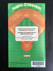 Manual Back | Mario Superstar Baseball Gamecube