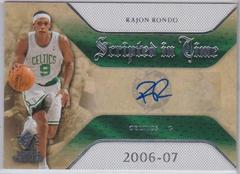 Rajon Rondo Basketball Cards 2007 SP Rookie Threads Scripted in Time Prices