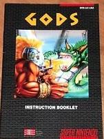 Gods - Manual | Gods Super Nintendo