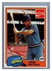 John Wathan #9 Baseball Cards 1981 Coca Cola Prices