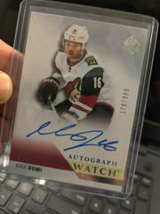 Max Domi [Autograph] Hockey Cards 2015 SP Authentic Prices