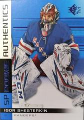 Igor Shesterkin [Blue] #104 Hockey Cards 2019 SP Prices